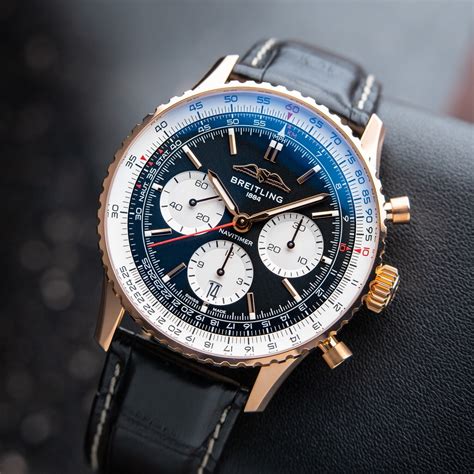 rose gold breitling replica|breitling navitimer rose gold.